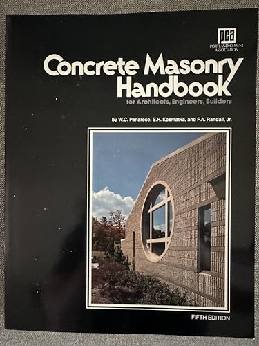 Beispielbild fr Concrete Masonry Handbook for Architects, Engineers, Builders zum Verkauf von HPB-Diamond