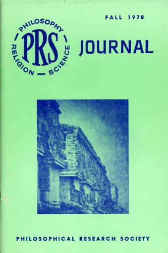 PRS Journal Vol. 38 No. 3, Fall 1978 (9780893146023) by Manly P. Hall