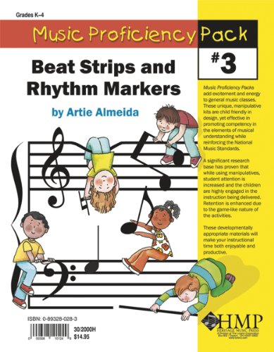 Imagen de archivo de Music Proficiency Pack #3 - Beat Strips and Rhythm Markers: An Activity Kit for the Study of Audiation, Steady Beat and Note Values (Music Proficiency Packs) a la venta por SecondSale