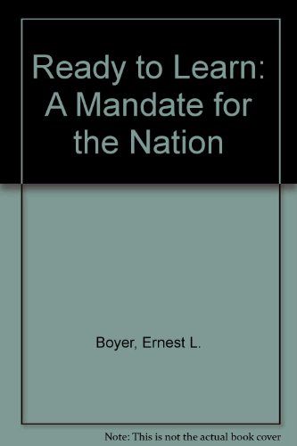 9780893331191: Ready to Learn: A Mandate for the Nation