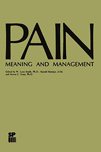 Stock image for Pain, Meaning and Management for sale by Better World Books