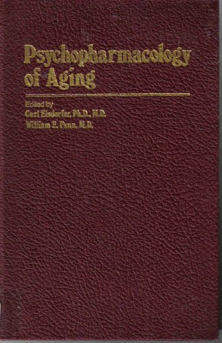 Beispielbild fr Psychopharmacology of Aging zum Verkauf von Better World Books