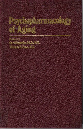 Stock image for Psychopharmacology of aging for sale by Irish Booksellers