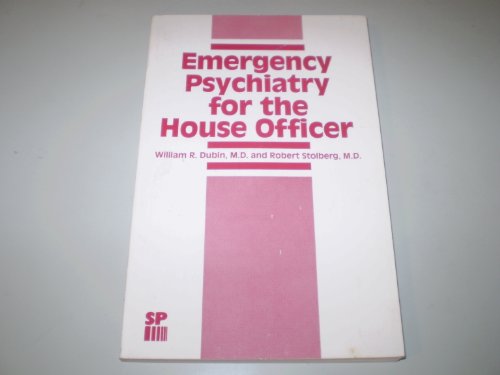 Beispielbild fr Emergency Psychiatry for the House Officer zum Verkauf von Half Price Books Inc.