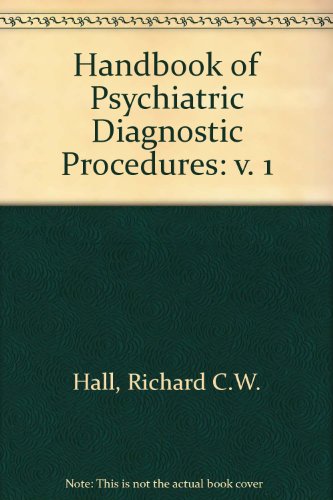Handbook of Psychiatric Diagnostic Procedures (9780893352097) by [???]