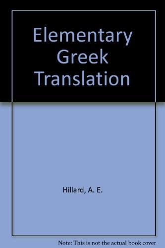 9780893416317: Elementary Greek Translation