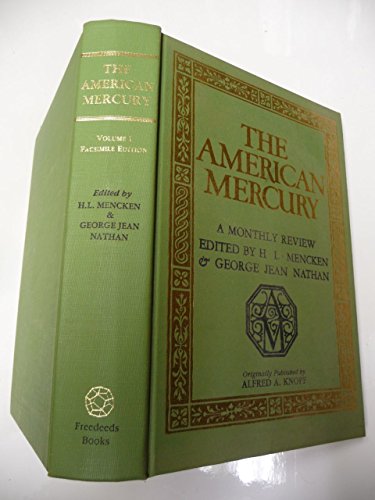 Stock image for The American Mercury: Facsimile Edition of Vol. One: The Original Issues of Jan., Feb., March & April, 1924 for sale by ThriftBooks-Atlanta