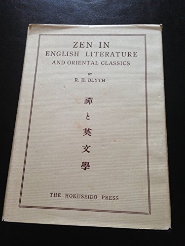 Imagen de archivo de Zen in English Literature and Oriental Classics a la venta por Moonstruck Books