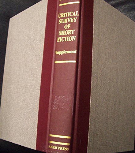 Imagen de archivo de Critical Survey of Short Fiction: Supplement a la venta por The Book Cellar, LLC