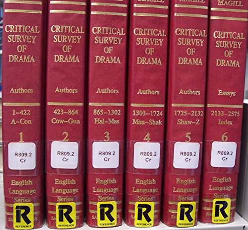 Critical Survey of Drama: English Language Series: 7 Volume Set