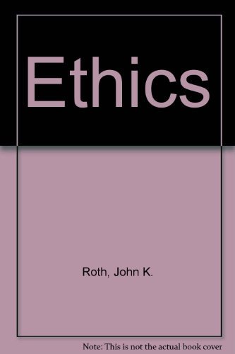 Beispielbild fr Ethics, Volume 3 zum Verkauf von Better World Books: West