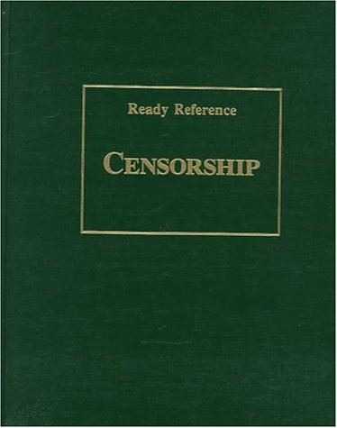 Beispielbild fr Censorship zum Verkauf von Better World Books