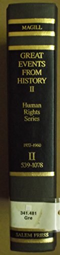 9780893566456: Great Events from History II: Human Rights Series 1937-1960