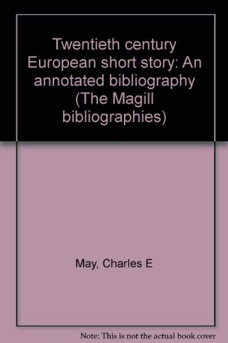 9780893566562: Twentieth Century European Short Story