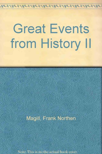 9780893568085: Great Events from History II