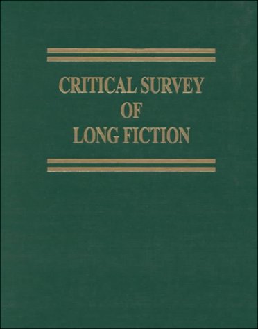 Imagen de archivo de Critical Survey of Long Fiction a la venta por Better World Books: West