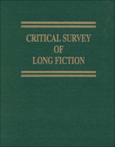 9780893568894: Critical Survey of Long Fiction: Jessee Stuart-Emile Zola