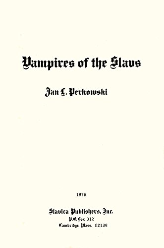 Stock image for Vampires of the Slavs for sale by GF Books, Inc.