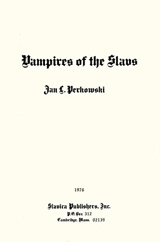 9780893570262: Vampires of the Slavs