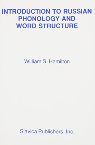 Imagen de archivo de Introduction to Russian Phonology and Word Structure a la venta por Front Cover Books