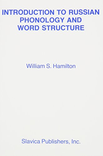 Stock image for Introduction to Russian Phonology and Word Structure for sale by ThriftBooks-Atlanta