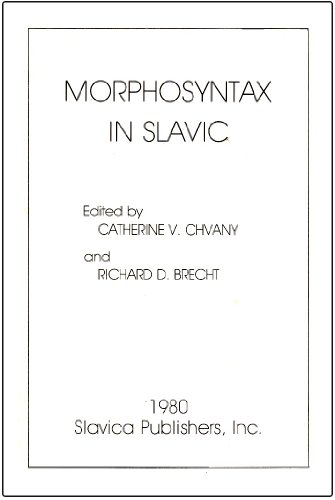 Imagen de archivo de Morphosyntax in Slavic a la venta por Wonder Book