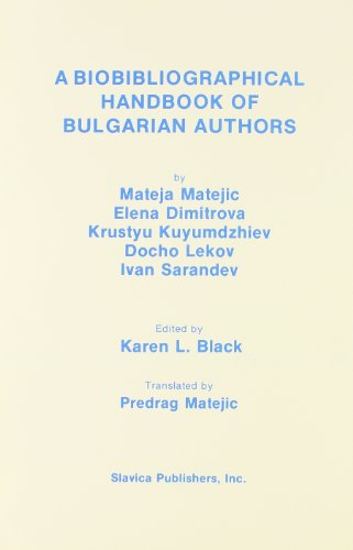 Stock image for Biobibliographical Handbook of Bulgarian Authors for sale by Salsus Books (P.B.F.A.)