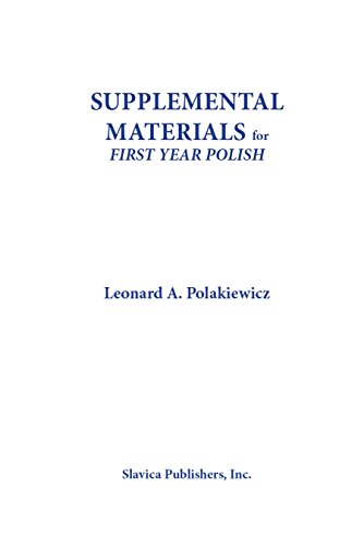 Stock image for Supplemental Materials for First Year Polish for sale by ThriftBooks-Dallas