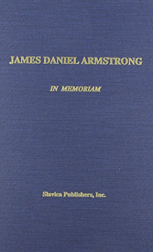 9780893572471: James Daniel Armstrong in Memoriam