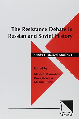 Stock image for The Resistance Debate in Russian and Soviet History (Kritika Historical Studies, 1) for sale by Revaluation Books