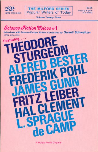 9780893702335: Interviews with Theodore Sturgeon, Alfred Bester, Frederik Pohl and others (No. 1) (Science Fiction Voices)