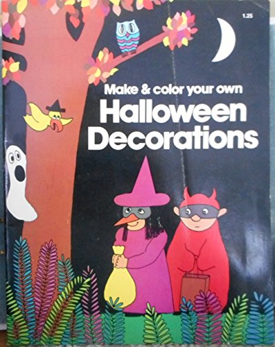 Beispielbild fr Make and Color Halloween Decoration zum Verkauf von Better World Books: West