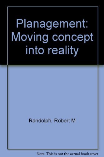 Beispielbild fr Planagement: Moving concept into reality zum Verkauf von Better World Books