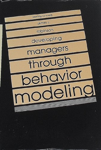 Imagen de archivo de Developing Managers Through Behavior Modeling a la venta por Better World Books