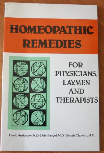 Imagen de archivo de Homoeopathic Remedies: For Physicians, Laymen and Therapists a la venta por ThriftBooks-Dallas