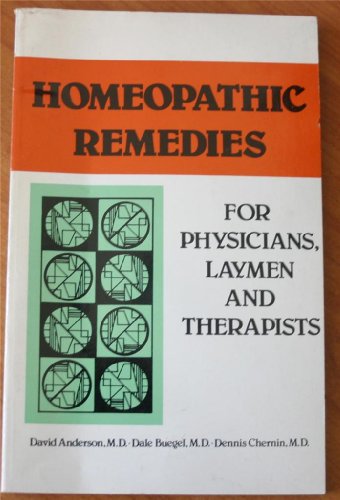Stock image for Homoeopathic Remedies: For Physicians, Laymen and Therapists for sale by ThriftBooks-Dallas