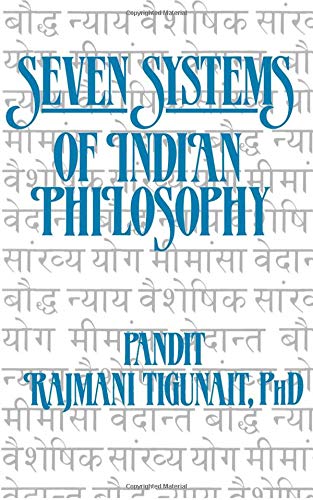 Imagen de archivo de Seven Systems of Indian Philosophy a la venta por HPB-Ruby