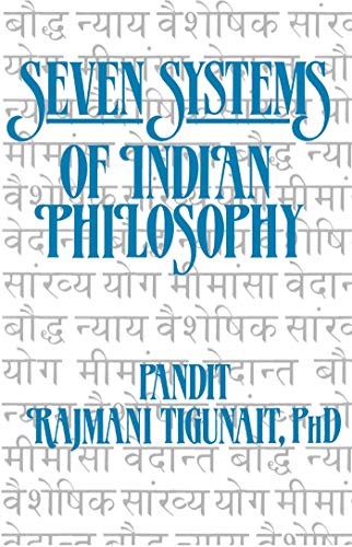 Imagen de archivo de Seven Systems of Indian Philosophy a la venta por Majestic Books