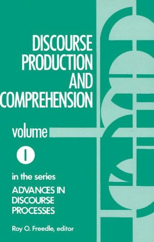 9780893911287: Discourse Production and Comprehension (Advances in Discourse Processes, 1)