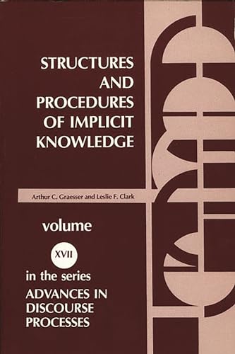 9780893913625: Structures and Procedures of Implicit Knowledge