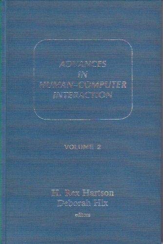 9780893914288: Advances in Human-Computer Interaction Volume 2