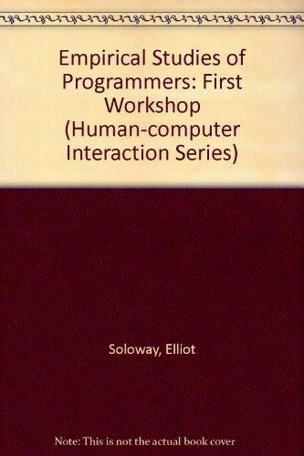 Stock image for EMPIRICAL STUDIES OF PROGRAMMERS (HUMAN/COMPUTER INTERACTION SERIES, VOL I) for sale by Zane W. Gray, BOOKSELLERS