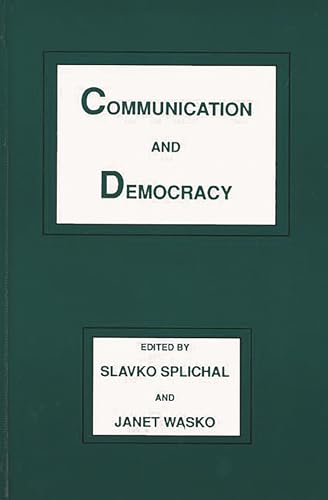 Stock image for Communication and Democracy for sale by Better World Books