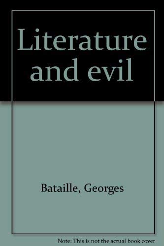 9780893960131: Literature and evil