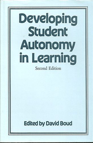 9780893972912: Developing Student Autonomy in Learning