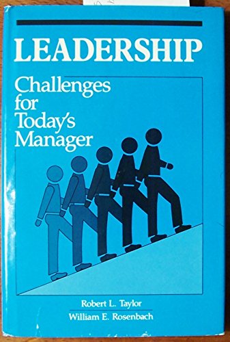 Stock image for Leadership: Challenges for Today's Manager for sale by Wonder Book