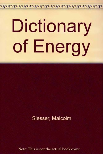 9780893973209: Dictionary of Energy