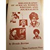 Stock image for Bibliography of African Women Writers and Journalists for sale by The Second Reader Bookshop
