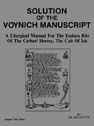 Stock image for Solution of the Voynich Manuscript for sale by 369 Bookstore _[~ 369 Pyramid Inc ~]_