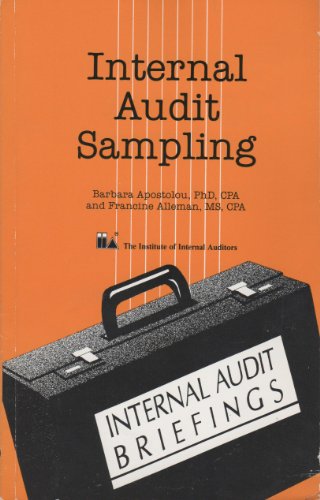 Stock image for Internal Audit Sampling for sale by Better World Books